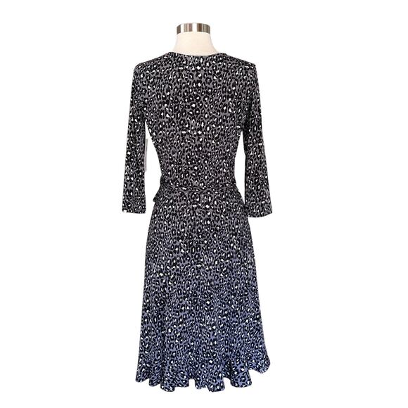 Leota For Stitch Fix Leopard Faux Wrap Dress S - Picture 3 of 5
